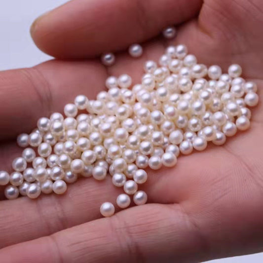 ( أبيض ، بنفسجي ، وردي ) AK لؤلؤ المياه العذبة