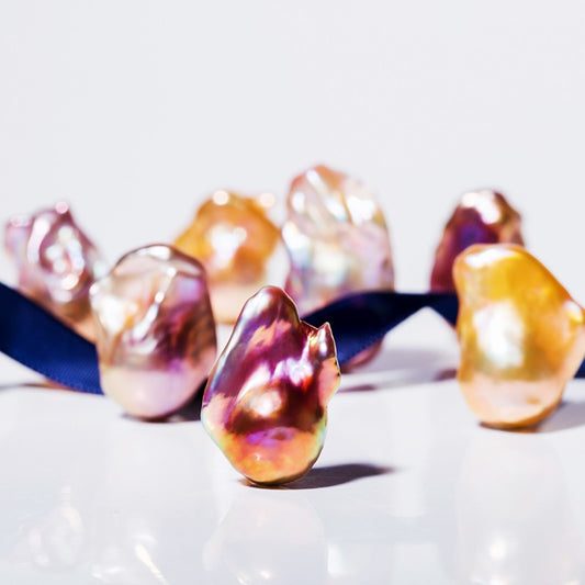 10.【Live】Baroque Pearl Oyster(1 heather grey loose pearl for free)