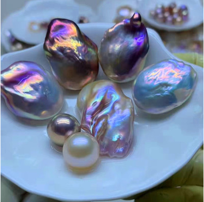 5.『Live』UFO FRESH WATER Pearls Oyster (Send 1 loose pearl free)
