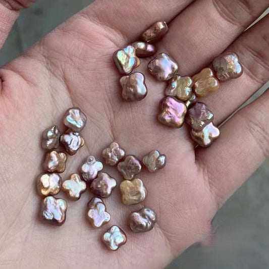 3.Four Leaf Clover FRESH WATER Pearls Oyster